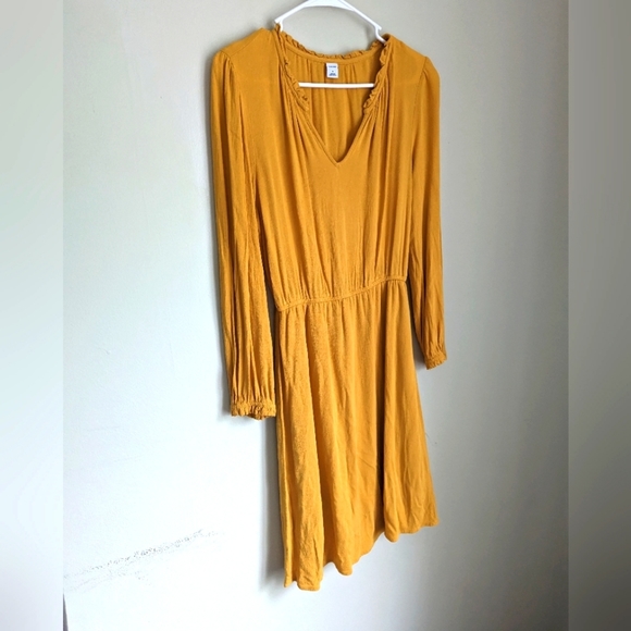Old Navy Dresses & Skirts - YELLOW Long Sleeve Old Navy Small Dress